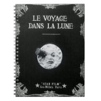 Un voyage cinéma français vintage de lune au rétro
