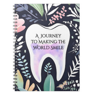 Carnet Un voyage vers le sourire : Cadeau de boho floral