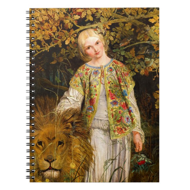 Carnet Una et le Lion, 1860 par William Bell Scott (Devant)