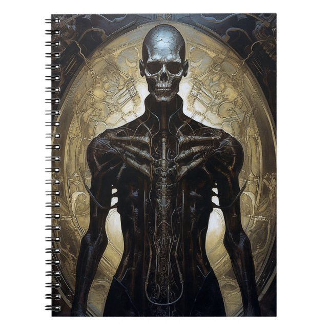 Carnet Undead Cyborg Sci-Fi Horror Art (Devant)