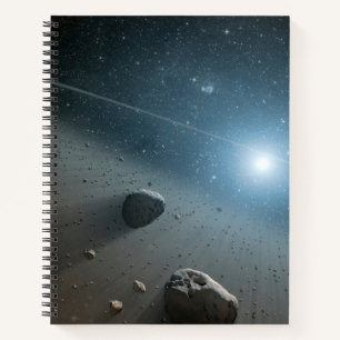 Carnet Une Ceinture Astéroïde Autour De L'Étoile Lumineus