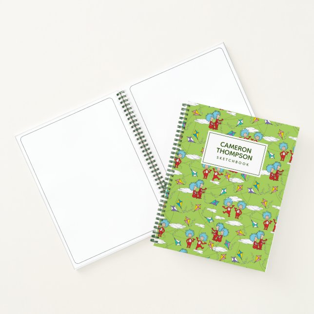 Carnet Une chose deux Motif de cerfs-volants (Intérieur)