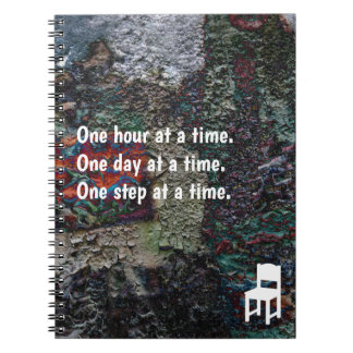 Carnet Une étape inscrivent à la fois