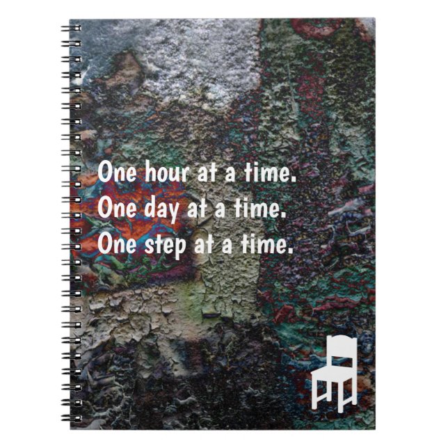 Carnet Une étape inscrivent à la fois (Devant)