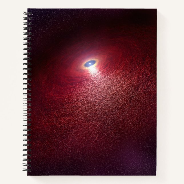 Carnet Une Étoile De Neutron Avec Un Disque De Poussière  (Devant)