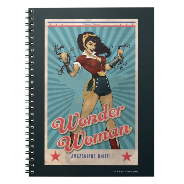 Carnet Une femme amazonienne unit le Poster vintage (Devant)