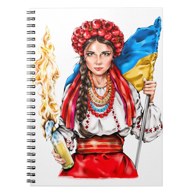 Carnet Une fille ukrainienne lutte pour la liberté (Devant)