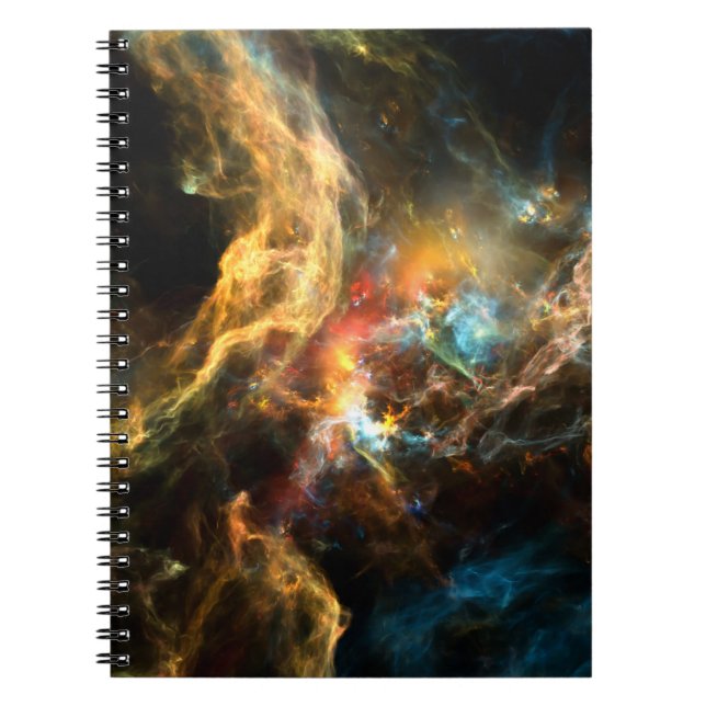 Carnet Une fois sur une série Space. Conception abstraite (Devant)