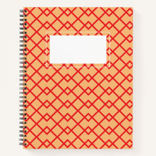 Carnet Une grille rouge