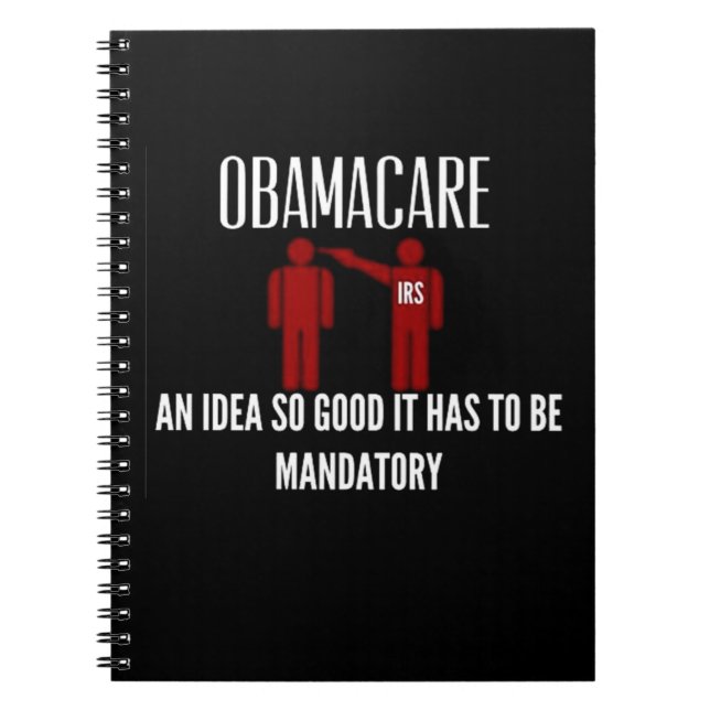 CARNET UNE IDÉE SI BONNE QU'ELLE DEVAIT ÊTRE OBAMACARE OB (Devant)