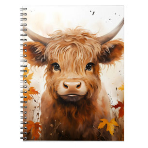 Carnet Une jolie gamme de vaches Highland Design 1
