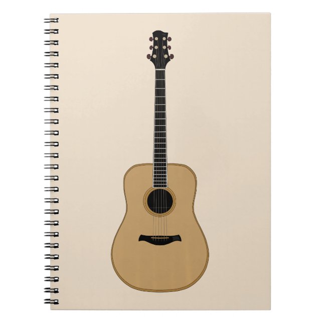 Carnet Une jolie guitare (Devant)