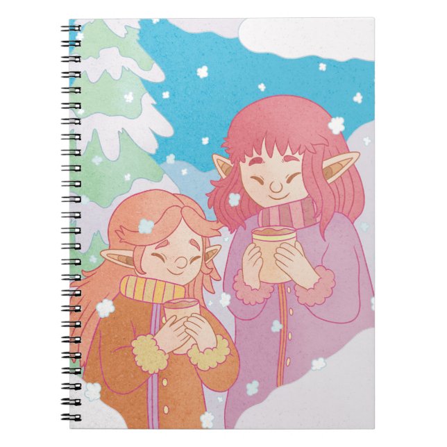 Carnet Une journée d'hiver confortable (Devant)
