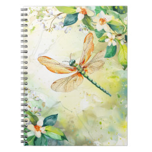 Carnet Une libellule de printemps