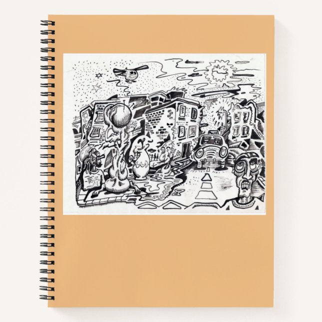Carnet Une marche de nuit à la maison (Devant)