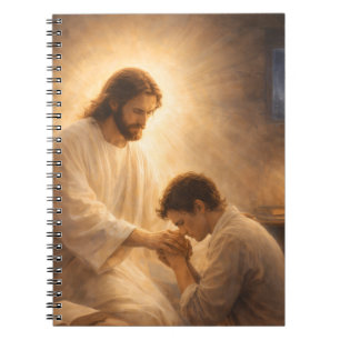 Carnet Une prière à genoux avec Jésus
