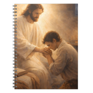 Carnet Une prière à genoux avec Jésus