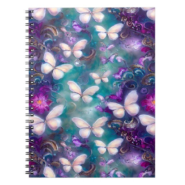 Carnet Une série papillon mystique Design 1 (Devant)