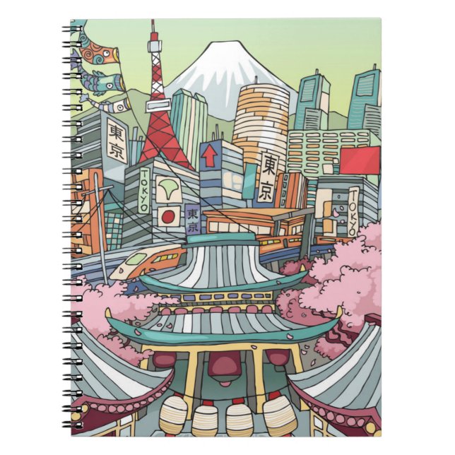 Carnet Une vue de Tokyo (Devant)