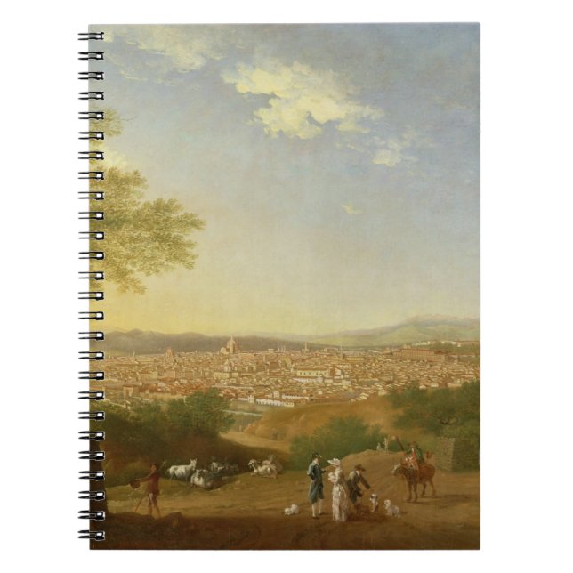 Carnet Une vue panoramique de Florence de Bellosguardo, (Devant)