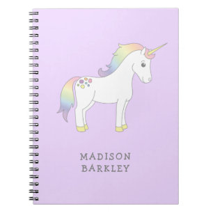 Carnet Unicorn Cute Kids Pastel