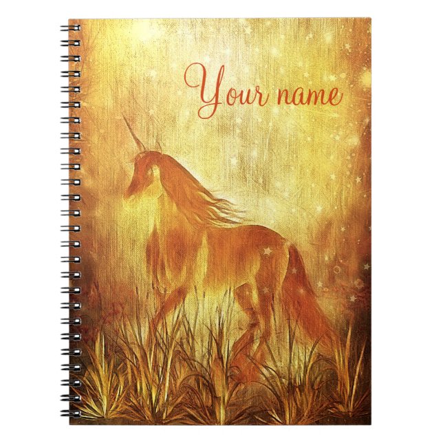 Carnet Unicorne (Devant)