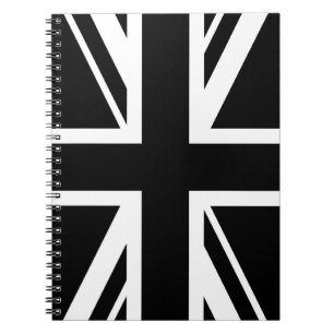 Carnet Union Jack ~ Noir et Blanc
