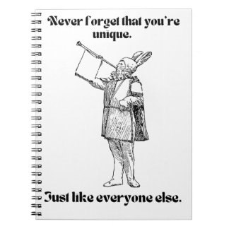 Carnet unique comme chacun