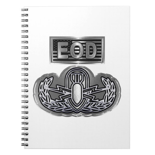 Carnet Uniquely Designed Commemorative EOD (Devant)