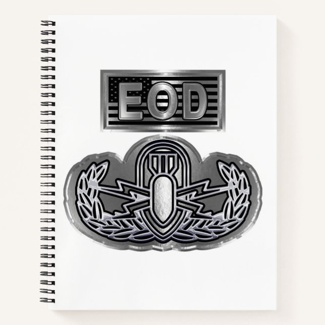 Carnet Uniquely Designed Commemorative EOD (Devant)