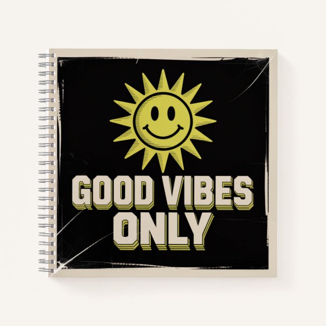 Carnet Uniquement De Belles Vibes (Devant)