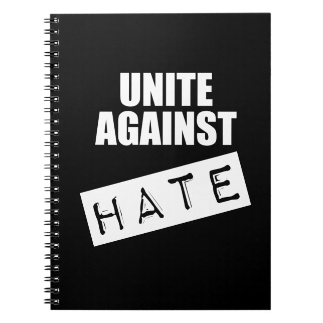 Carnet Unir contre la haine (Devant)