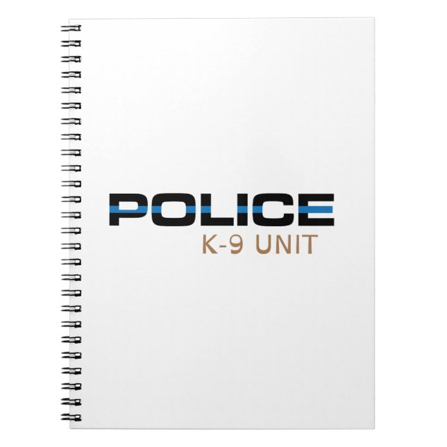 Carnet Unité de la police K-9 (Devant)