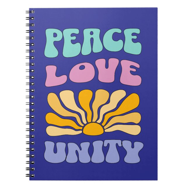Carnet Unité de l'amour pour la paix (Devant)