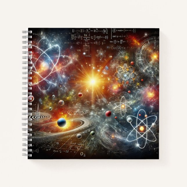 Carnet Univers et équations quantiques (Devant)