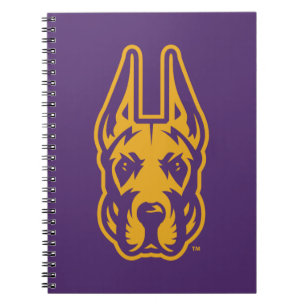 Carnet Université d'Albany Chef de la mascotte Great Dane