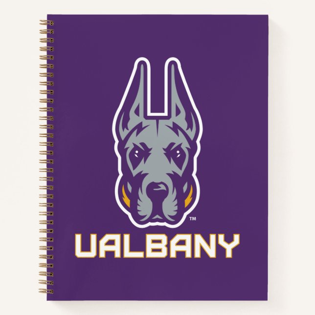 Carnet Université d'Albany Great Danes (Devant)
