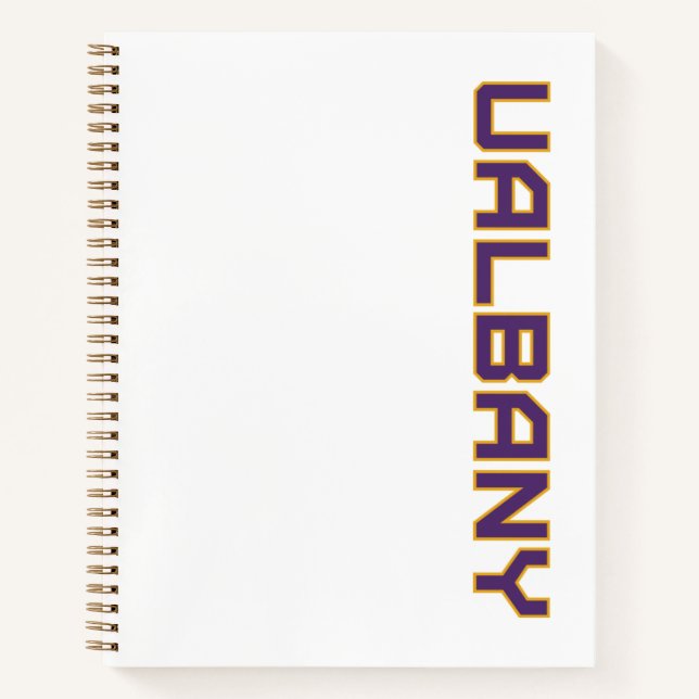Carnet Université de Albany Wordmark (Devant)