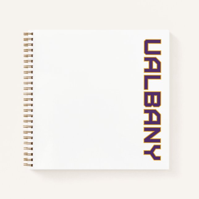 Carnet Université de Albany Wordmark (Devant)