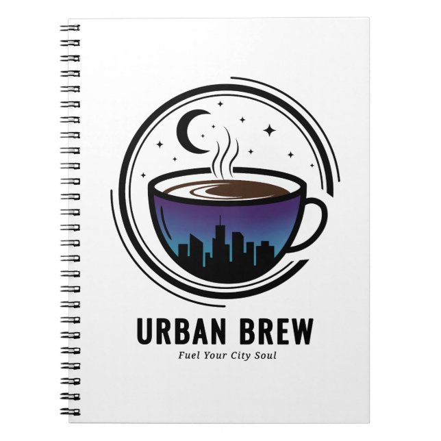 Carnet Urban Brew City Skyline Coffee (Devant)