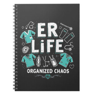 Carnet Urgence Urbaine Organisée chaos Funny Soins de san