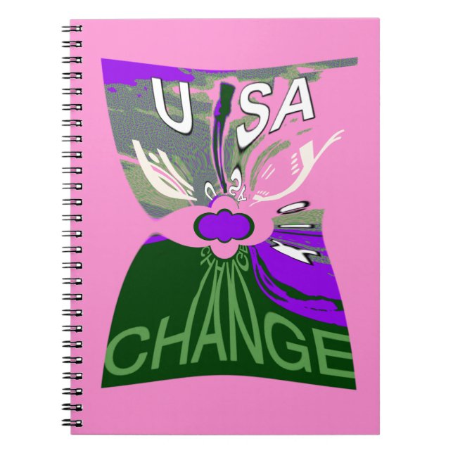 Carnet USA Change Art Print (Devant)