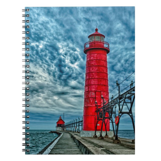 Carnet USA, Grand Haven, Michigan, phare (Devant)
