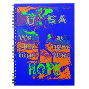 Carnet USA Hillary Hope Nous sommes forts