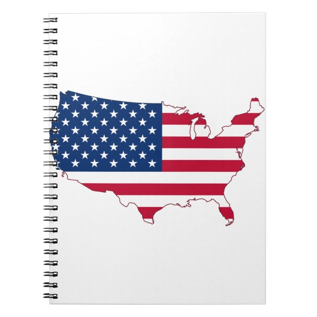 Carnet USA Map-usa-america-maps-etats-unis (Devant)