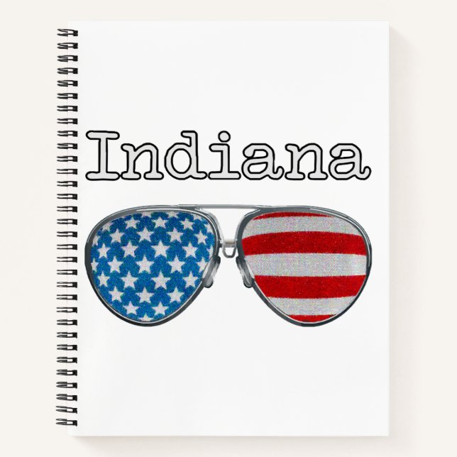 CARNET USA VERRES PILOTES INDIANA (Devant)