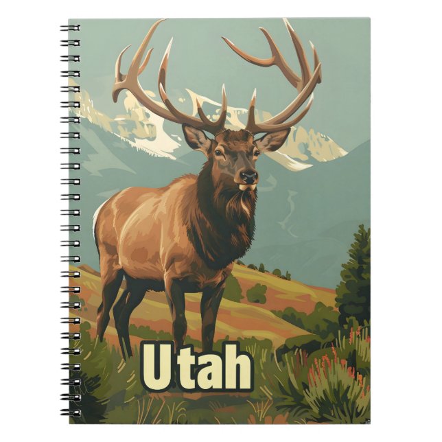 Carnet Utah Elk (Devant)