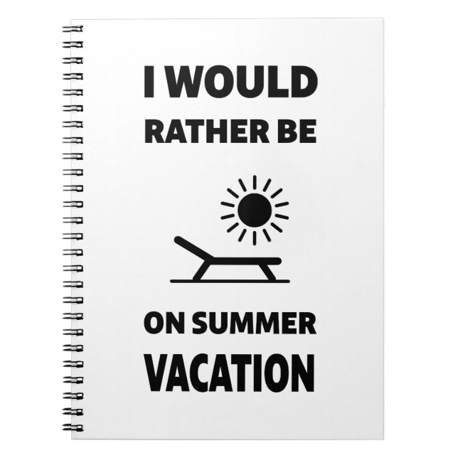 Carnet Vacances d'été | Retour À L'Édition Scolaire (Devant)