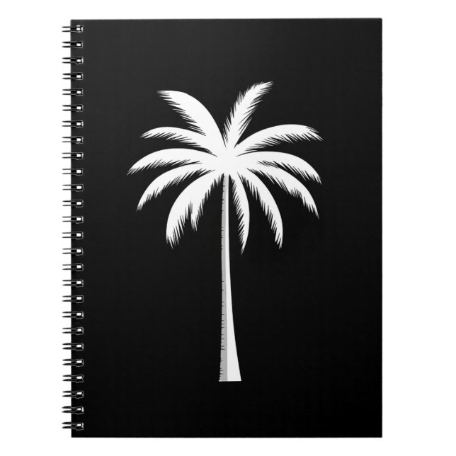 Carnet Vacances été cool Sunset Beach Palm Tree (Devant)