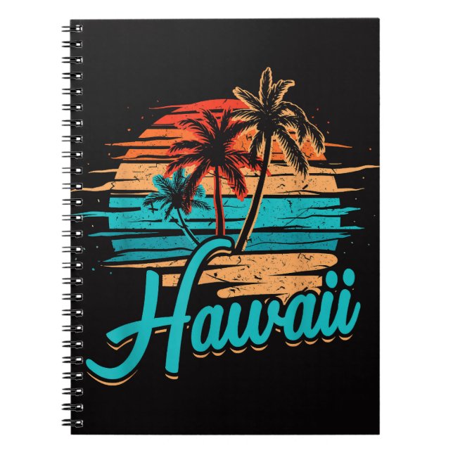 Carnet Vacances tropicales à Hawaii îles Hawaïennes (Devant)
